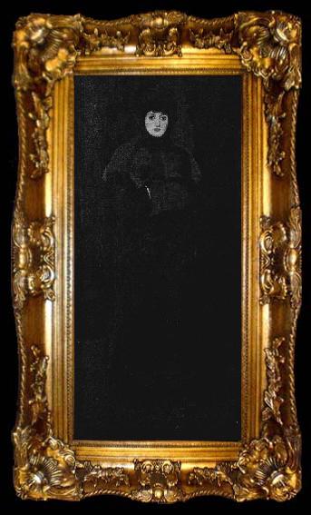 framed  James Abbot McNeill Whistler Portrait of Lady Meux in Furs, ta009-2